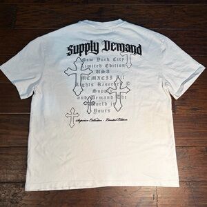 Men’s Supply and Demand White Graphic Tee